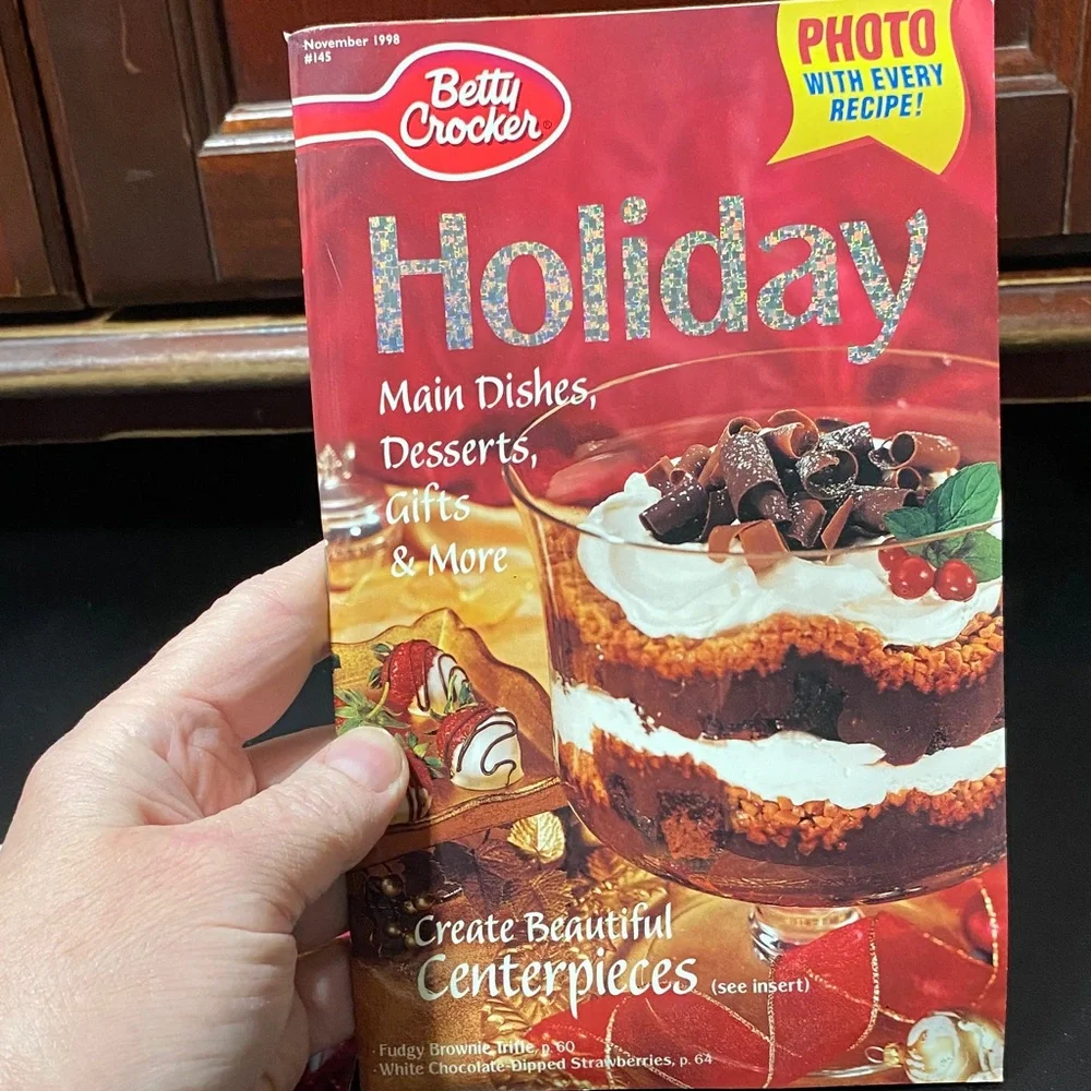 Betty Crocker vintage Holiday and Cookies Cookbook magazine Collection